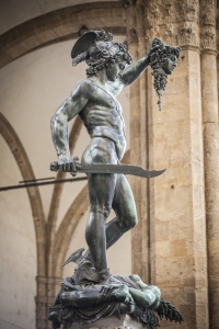 Donatello's David Renaissance statue in Florence Italy